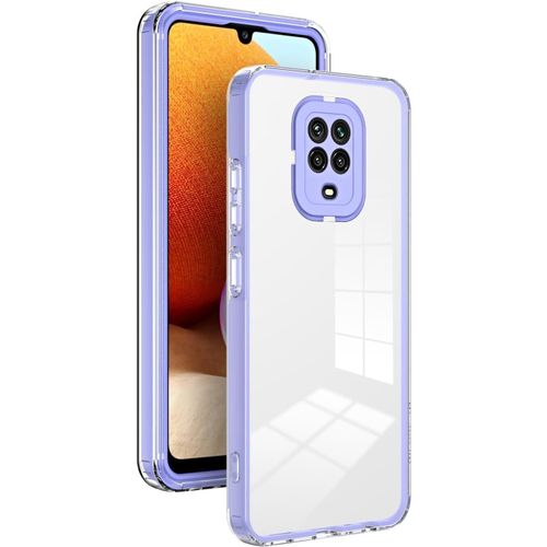 Etui Pour Téléphone Portable Pour Xiaomi Redmi Note 9s,Etui 3-En-1 Anti-Chute Pour Xiaomi Redmi Note 9 Pro M2003j6b2g M2003j6a1g Coque Purple