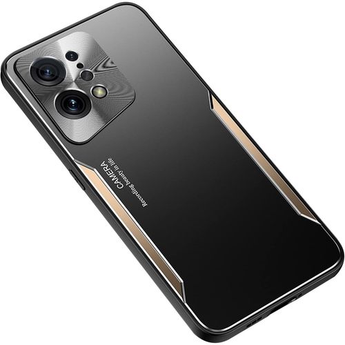 Coque Pour Oppo Find X5 Etui Protection En Silicone & Alliage D'aluminium Heavy Duty Ultra Slim Antichoc Housse Pour Oppo Find X5 D'or