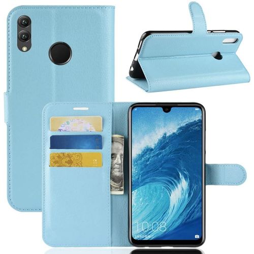 Huawei Honor 8x Max Coque Pu Cuir Flip Housse Étui Cover Case Wallet Portefeuille Supporter Avec Carte De Crédit Fentes Pour Huawei Honor 8x Max Bleu