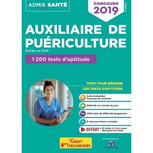 Concours Auxiliaire De Puériculture Entrée En Ifap - 1 200 Tests D'aptitude