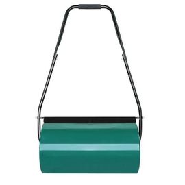 Rouleau à gazon manuel 57 cm de large, 32 cm de diamètre, capacité 46 l - vert