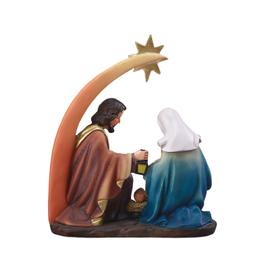 Statue de la Nativité Ornement de Noël Jésus Poupée Miniature