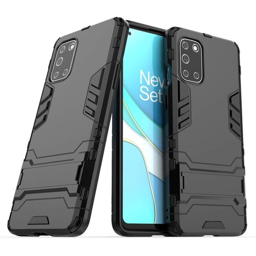 Oneplus 8t Coque, Avec Support De Téléphone Portable¿Structure Double Couche Anti-Poussière Et Antichoc¿Etui Housse Pour Oneplus 8t-Noir