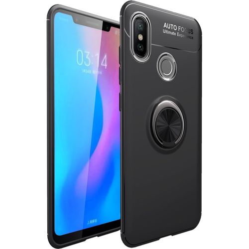 Coque Pour Honor 8x Max, Un Support De Bague En Anneau Avec Une Rotation De 360 Degrés, Anti-Choc, Souple, Etui Housse Case Pour Honor 8x Max -Noir