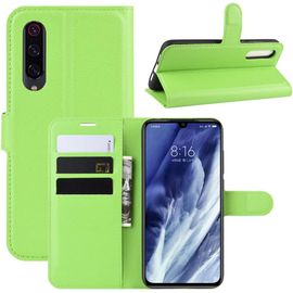 Coque Pour Xiaomi Mi 9 Pro, Pu Cuir+Tpu Coquille Fente Pour Carte Fonction Stand Fermeture Magnétique Etui Pour Téléphone Portable Pour Xiaomi Mi 9 Pro -Vert