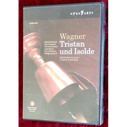 Wagner Coffret 3 Dvd Opéra Tristan Und Isolde Alfred Kirshner Bertrand De Billy Tristan Et Iseult