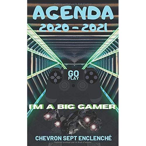 Agenda Scolaire 2020 2021 / 300 Pages / Couverture Gamer Jeux Video Pc Console Geek