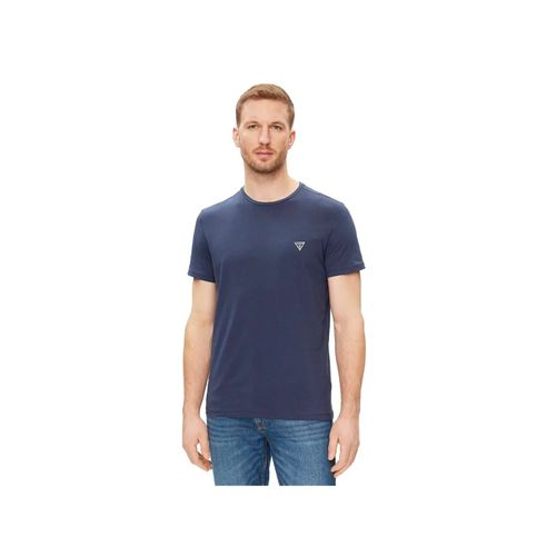 T Shirt Guess G Triangle Homme Bleu