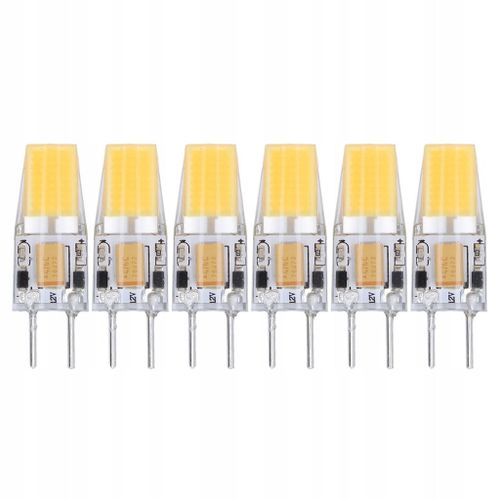 6 Ampoules Gy6.35 5 W Ac Dc 12 V Cob