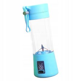 Mixeur portable pour smoothies et jus, mixeur sans fil, extracteur de jus, mini gobelet bleu
