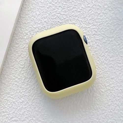 Boîtier De Montre Tpu Candy Color Pour Apple Watch Series 8/7 45 Mm-Or
