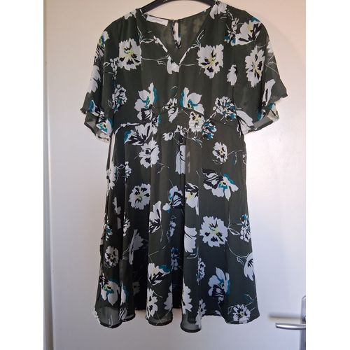 Robe "Promod" Kaki Imprimé "T- 38