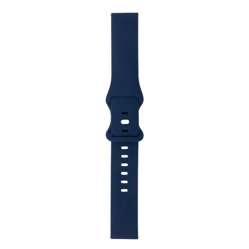 Bracelet De Montre Sport Amazfit-Silicone À 8 Boucles,Bleu Nuit,Compatible Avec La Montre De Sport 2s/2/3 Bleu Nuit