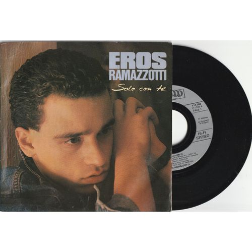Rare 45t Sp Pressage Français Eros Ramazzotti Solo Con Te / Ti Sposero Perché