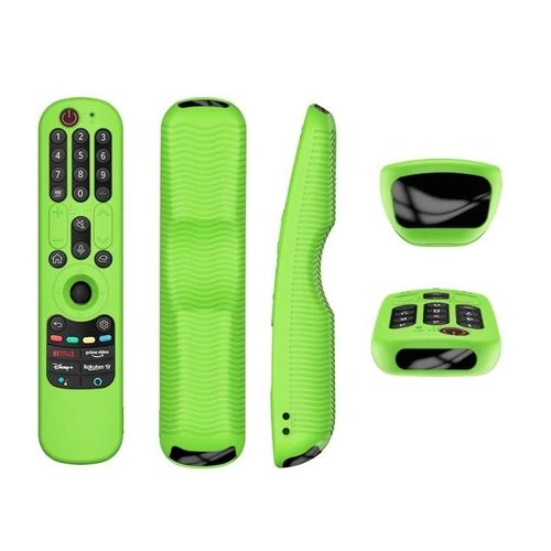 Étui en silicone pour télécommande TV LG-Vert lumineux,AN-MR21GC/AN-MR21N/AN-MR21GA Vert lumineux