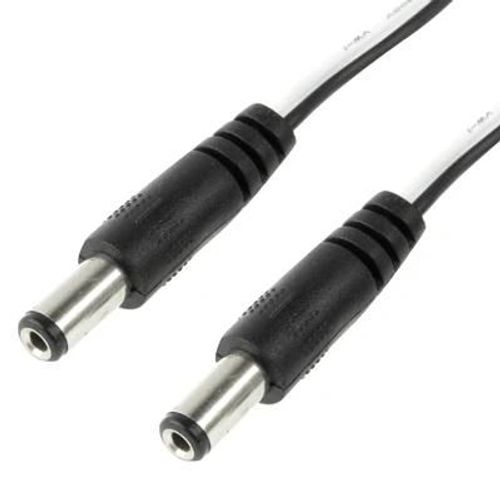 Câble d'alimentation DC mâle-Connecteur universel 5,5 x 2,1 mm,longueur 0,5 m-