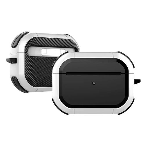 Coque AirPods Pro 2-Housse de protection en TPU antichoc,blanc blanc