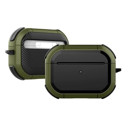 Coque AirPods Pro 2-Housse de protection en TPU antichoc,vert gazon