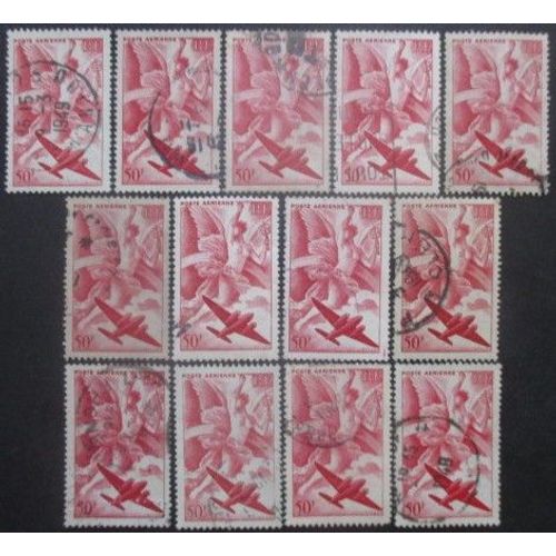 France Poste Aérienne N°17 X 13 Oblitéré