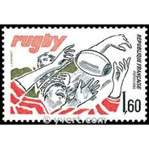 Sport : Rugby Année 1982 N° 2236 Yvert Et Tellier Luxe