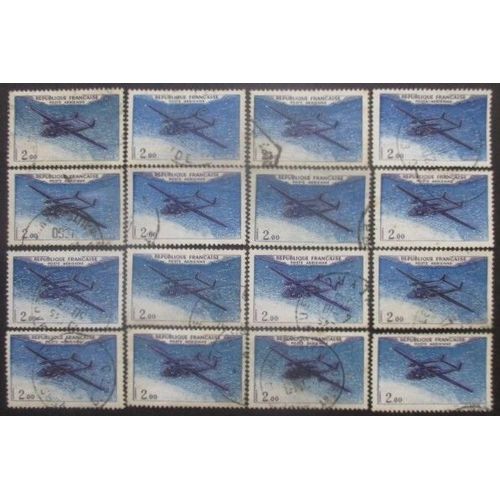France Poste Aérienne N°38 X 16 Oblitéré