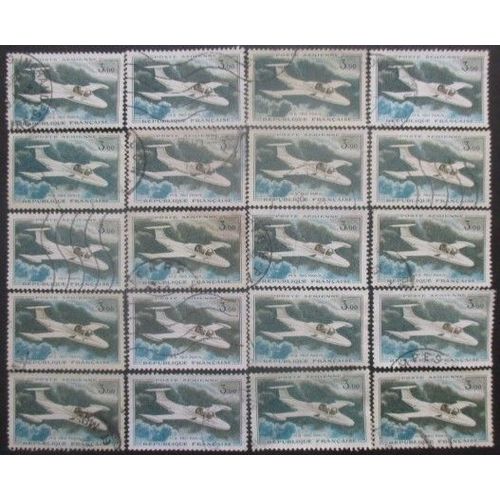 France Poste Aérienne N°39 X 20 Oblitéré