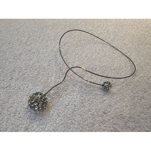 Collier Cristaluna Saturno En Cristal Acrylique Transparent Swarovski 200 513 00