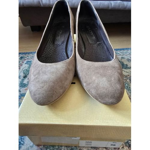 Escarpins Beiges Daim Rudy's T38