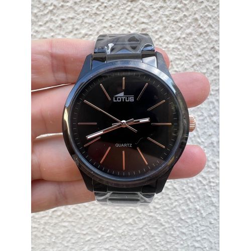 Montre Acier Inoxydable Lotus 18162/2 Noir Homme