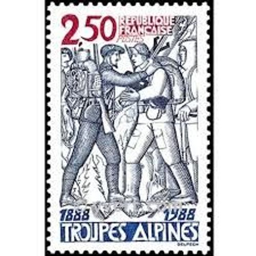 Sport : Centenaire Des Troupes Alpines Année 1988 N° 2543 Yvert Et Tellier Luxe
