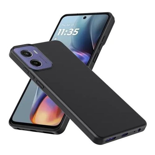 Coque Pour Motorola Moto G05 / G15 / E15 - Housse Etui Silicone Gel Fine + Film Ecran - Noir
