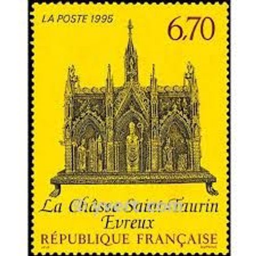 Art ; Châsse De Saint Taurin Année 1995 N° 2926 Yvert Et Tellier Luxe