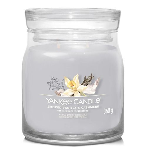 Yankee Candle - Smoked Vanilla & Cashmere Signature Candle ( kou¿ová vanilka a ka?mír ) - Vonná sví¿ka 368.0g