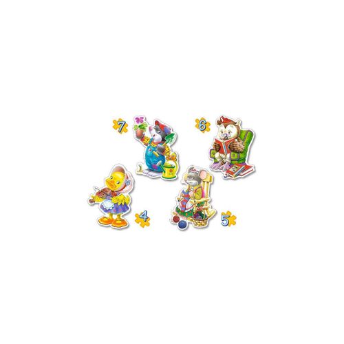 Puzzle Castorland - Temps Libre, 4/5/6/7 Pièces