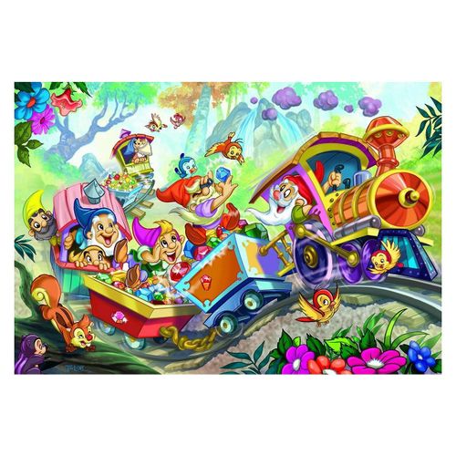 Puzzle Eurographics - Blanche Neige Et Les Sept Nains, 35 Pièces