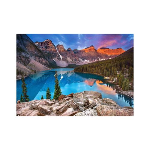 Puzzle Castorland - Lever De Soleil Sur Le Lac Moraine, Canada, 500 Pièces