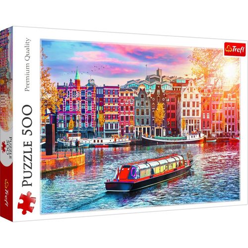 Puzzle 500 Pièces Trefl - Amsterdam - Pays-Bas