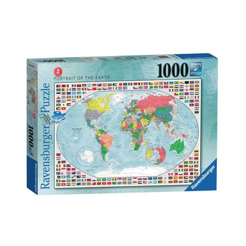 Ravensburger Puzzle - Carte Du Monde 2, 1000 Pièces