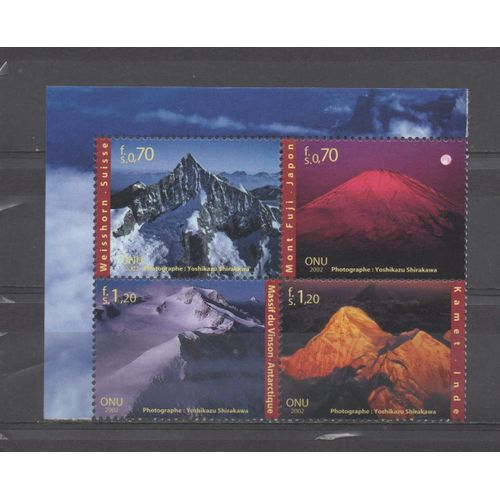 Nations Unies Timbre Année Internationale De La Montagne 2002