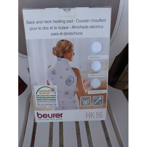 Beurer Hk 56 . Coussin chauffant pour le dos et nuque .