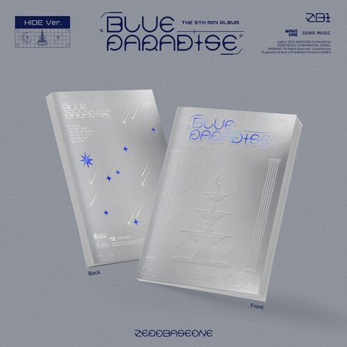 Zerobaseone - Blue Paradise [Hide Ver.] [Compact Discs] Photo Book, Photos, Poster, Board Game