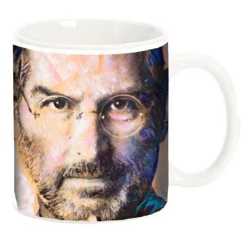 Celebrity Icons Tasse Steve Jobs 470 Ml Céramique Blanche