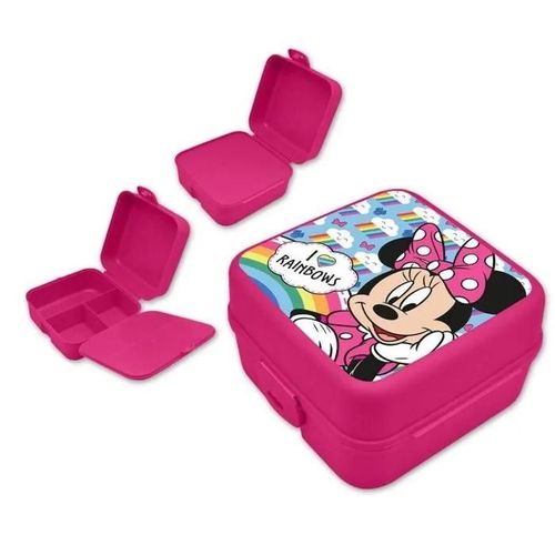 Boite à gouter Minnie Disney avec 3 compartiments