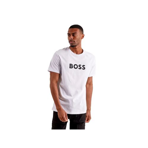 T Shirt Boss Jersey Homme Blanc