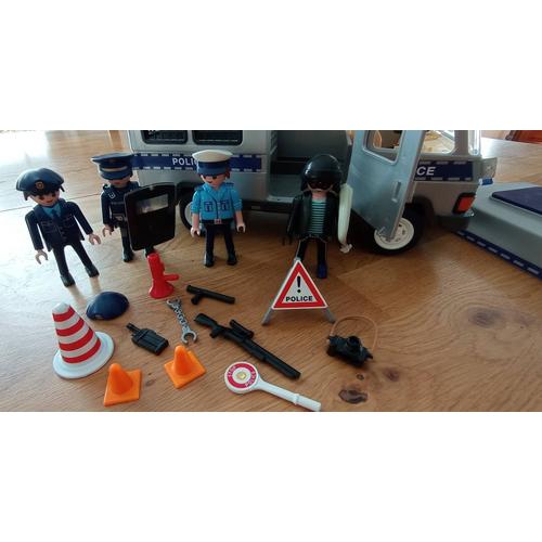 Fourgon équipé et policiers - Playmobil Policier 4023