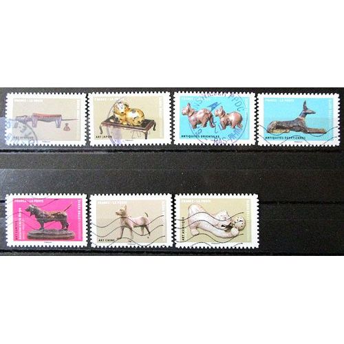 2018. Adh1516;Adh1519;Adh1520;Adh1521;Adh1523;Adh1524;Adh1527: Oeuvres D'art-Chiens.