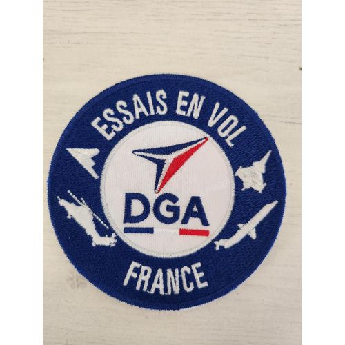Nouveau Patch Dga - Essais En Vol - Trait Épais.