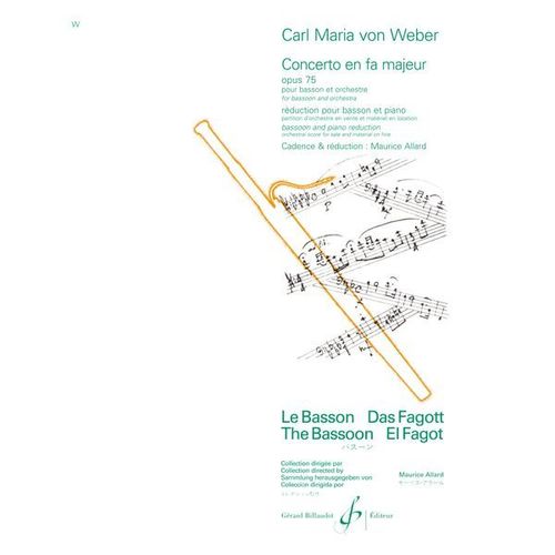 Concerto En Fa Majeur, Op. 75 - Weber Carl-Maria Von - Gb2067 9790043020677