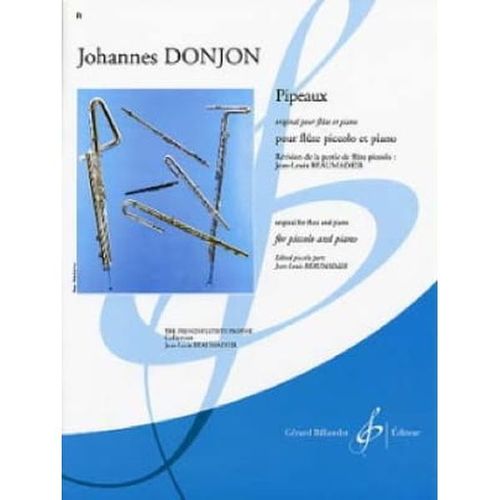 Pipeaux - Johannes Donjon - Gb8004 9790043080046
