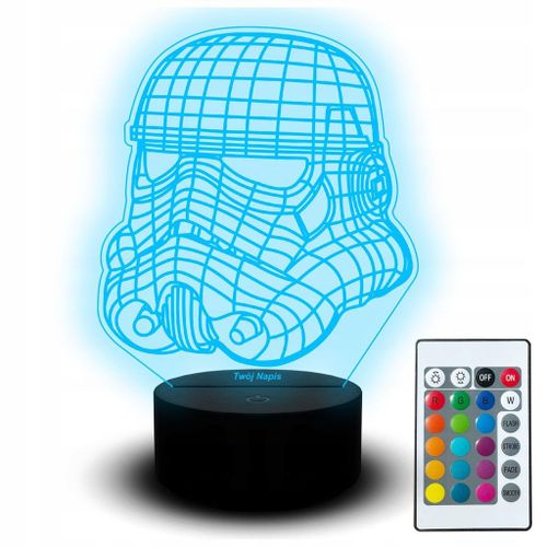Veilleuse Led Statue Gravure Star Wars Figurine Anakin Skywalker Film